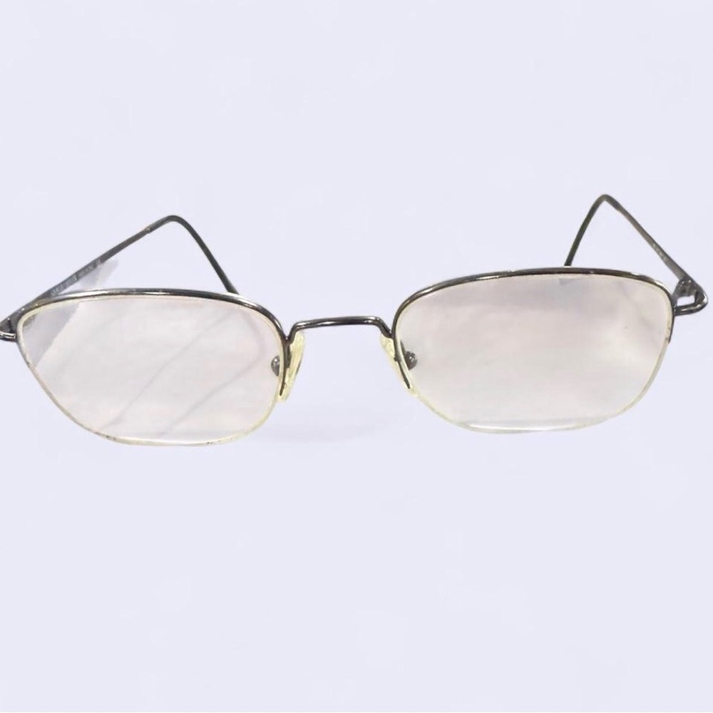 ⭐️ GIORGIO ARMANI 1002 1118 Gunmetal Grey 51¤21 135 Half Rim Eyeglasses "Frames"